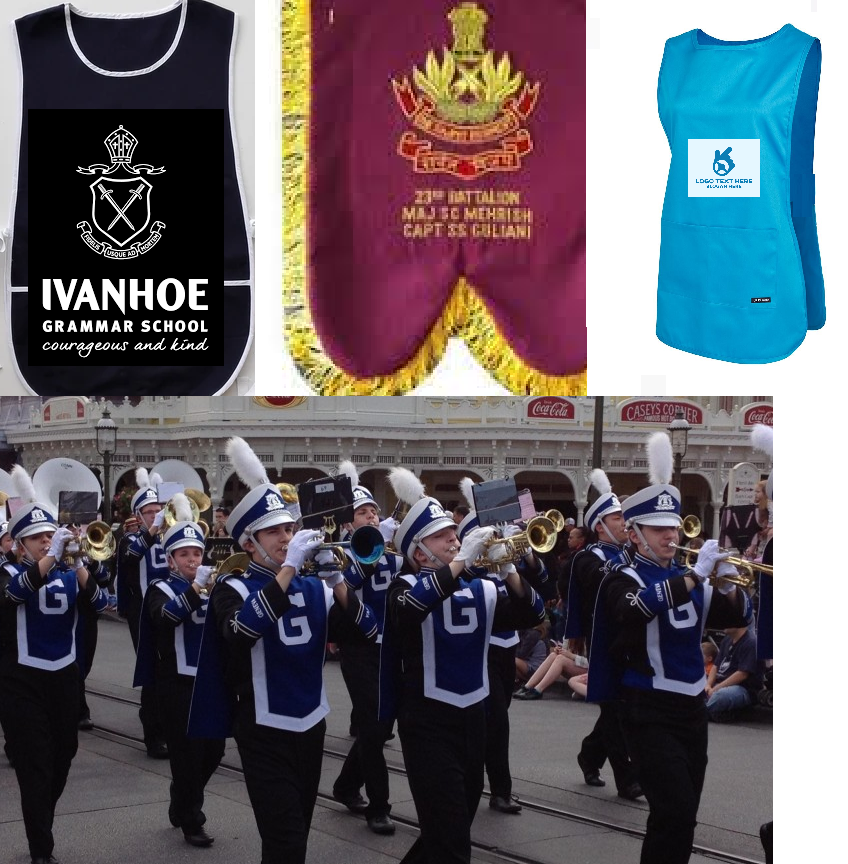 Band Smock Apron Popover